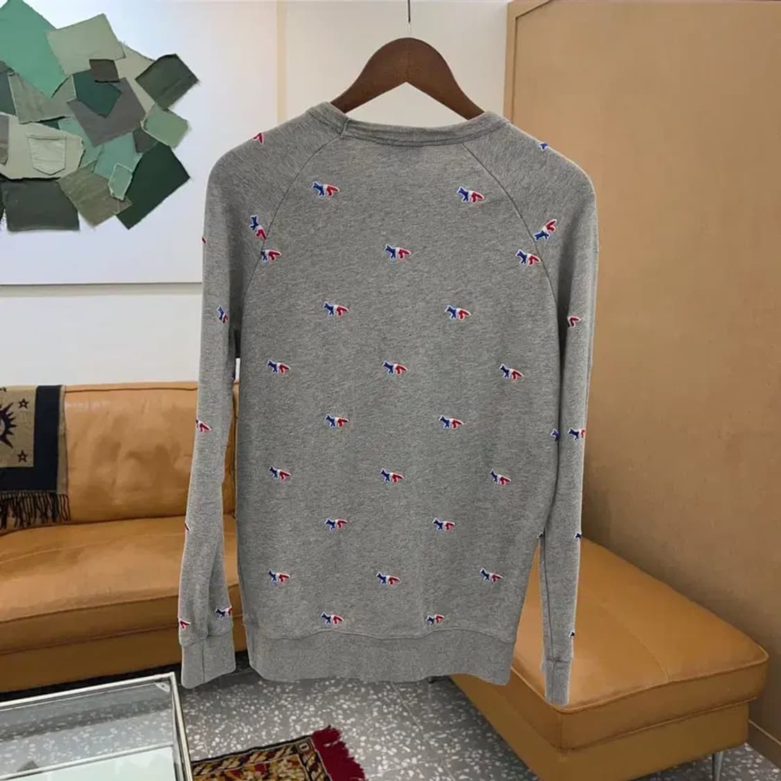 메종키츠네 폭스 멀티로고 맨투맨 스웻셔츠 90 C05105 상품이미지2