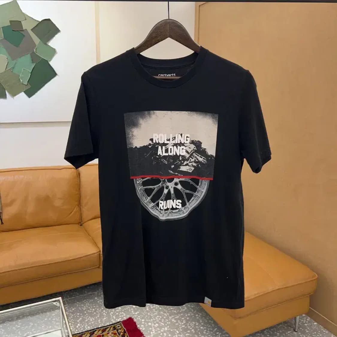 칼하트 빈티지 프린팅 반팔티 90 C05166 상품이미지1