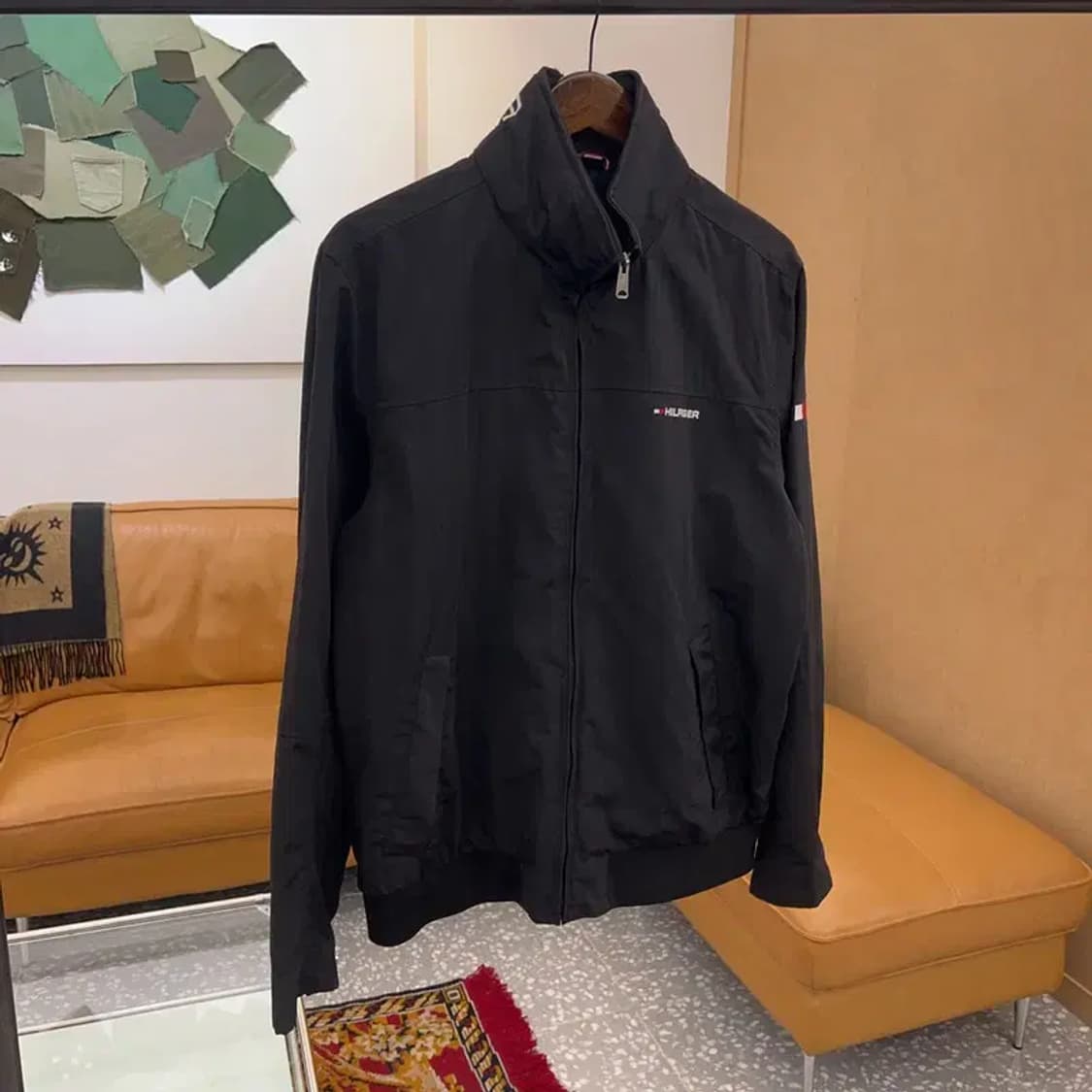 타미힐피거 올드스쿨 오버핏 바람막이 자켓 100 C05182 상품이미지1