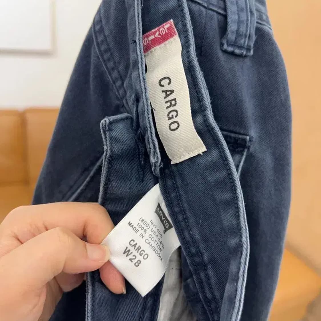 리바이스 빈티지 카고팬츠 반바지 28인치 C05262 상품이미지3