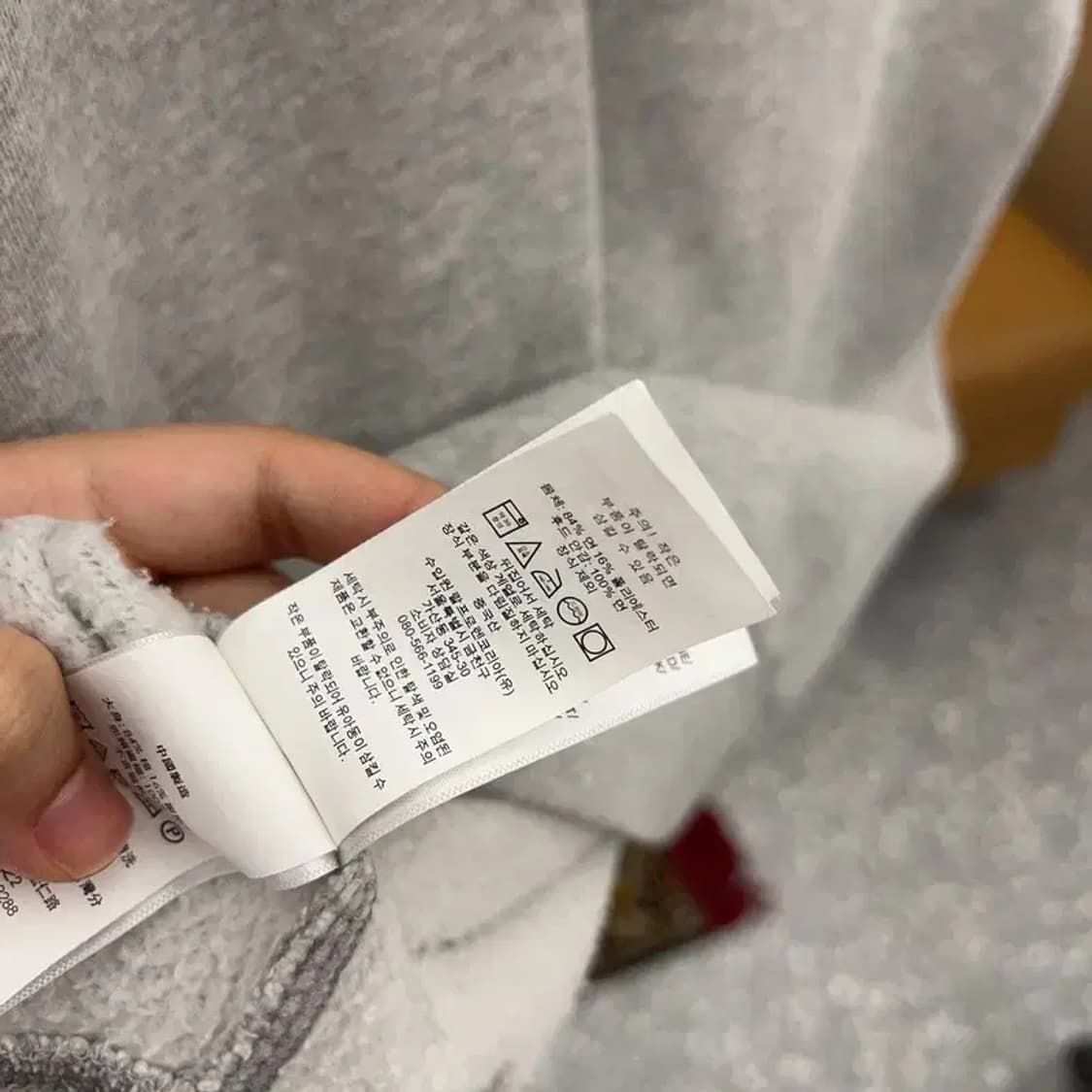 폴로 랄프로렌 빅로고 그레이 기모 후드티 100 C05304 상품이미지4