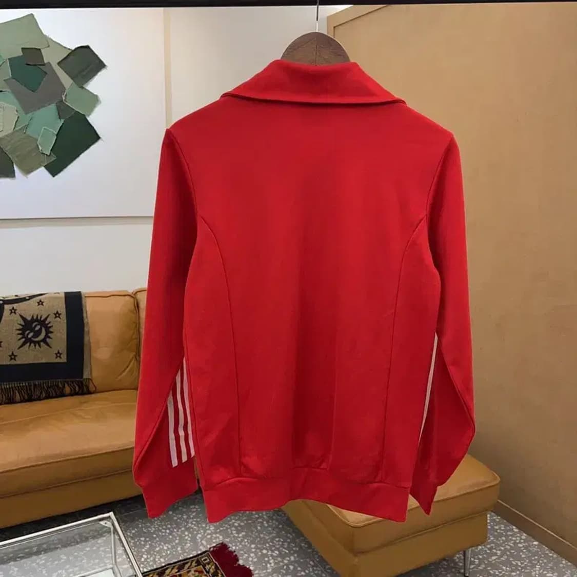 아디다스 유로파 레드 트랙탑 집업 져지 90 C05319 상품이미지2