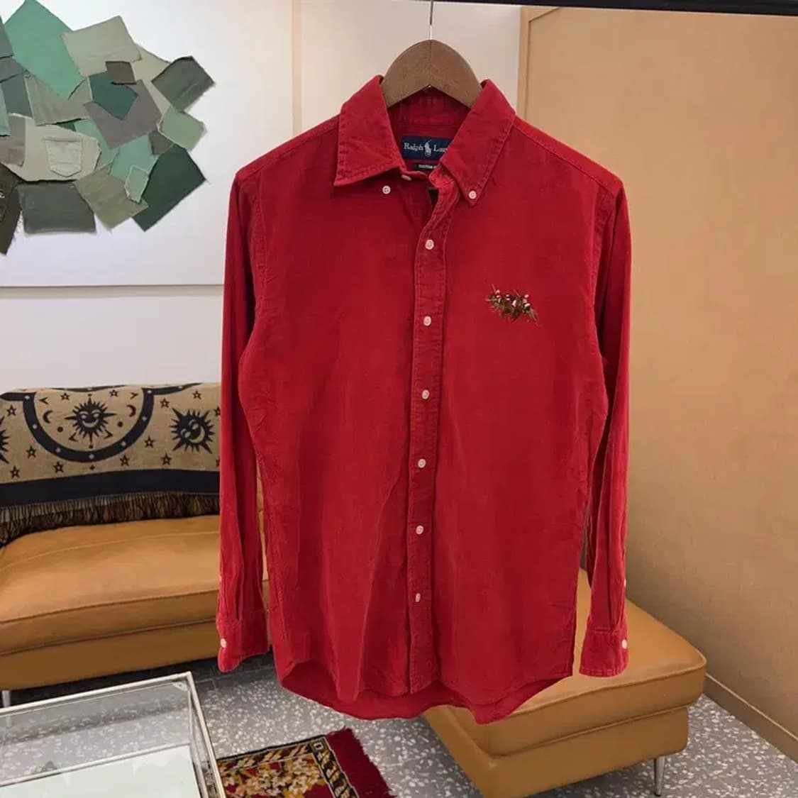 폴로 랄프로렌 자수로고 골덴 코듀로이 셔츠 95 C05348 상품이미지1