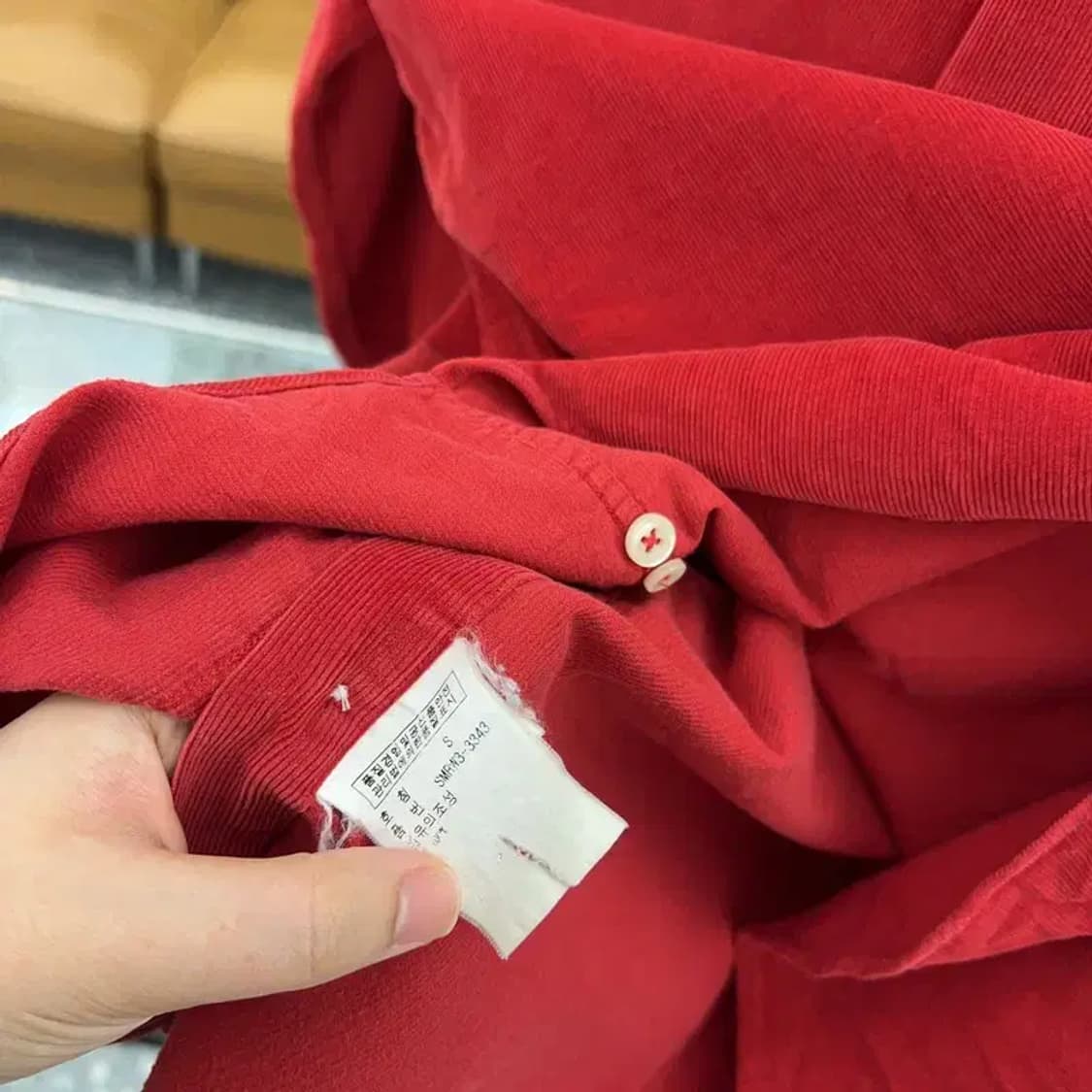 폴로 랄프로렌 자수로고 골덴 코듀로이 셔츠 95 C05348 상품이미지6