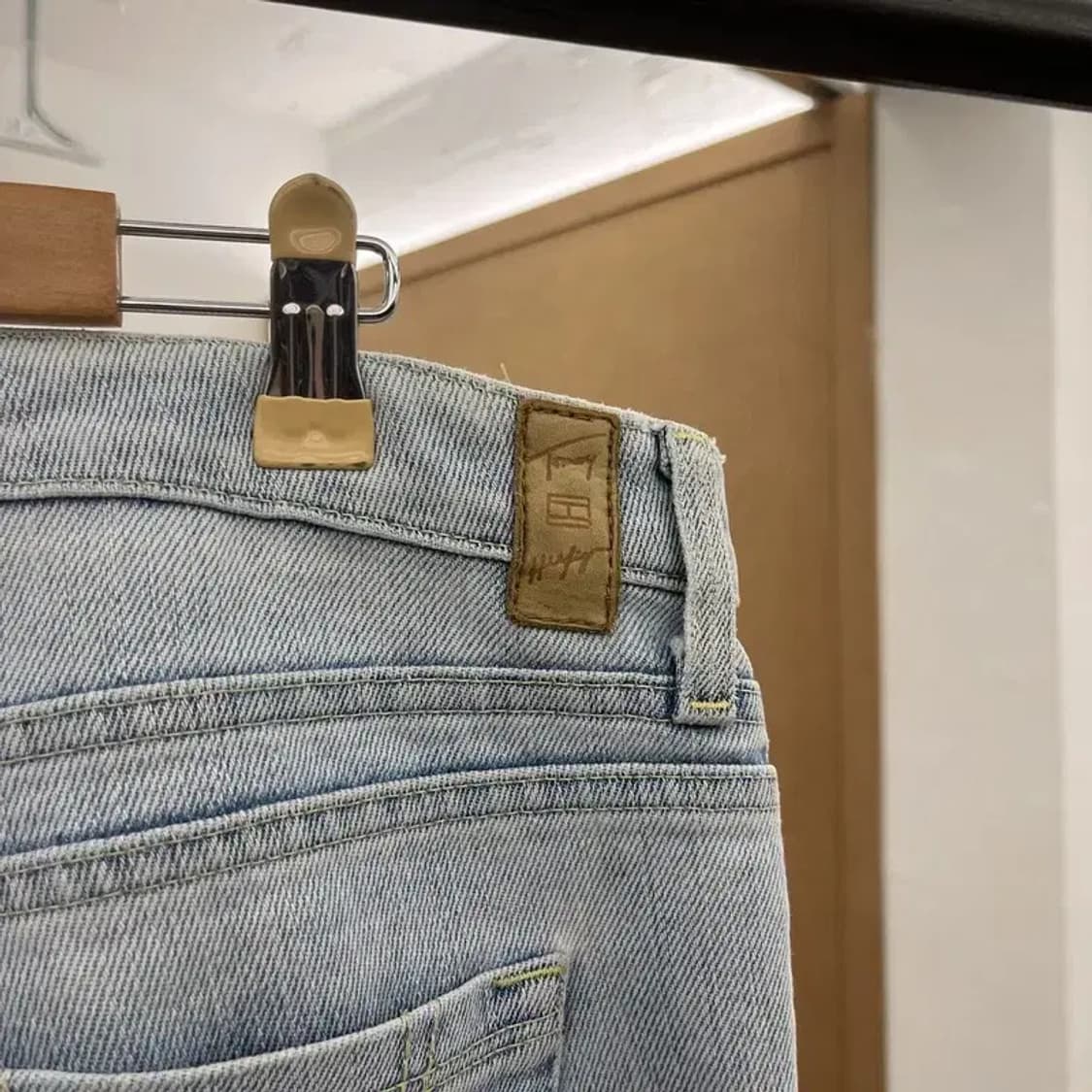 타미힐피거 힙스터부츠컷 빈티지 데님 청바지 33인치 C05389 상품이미지3