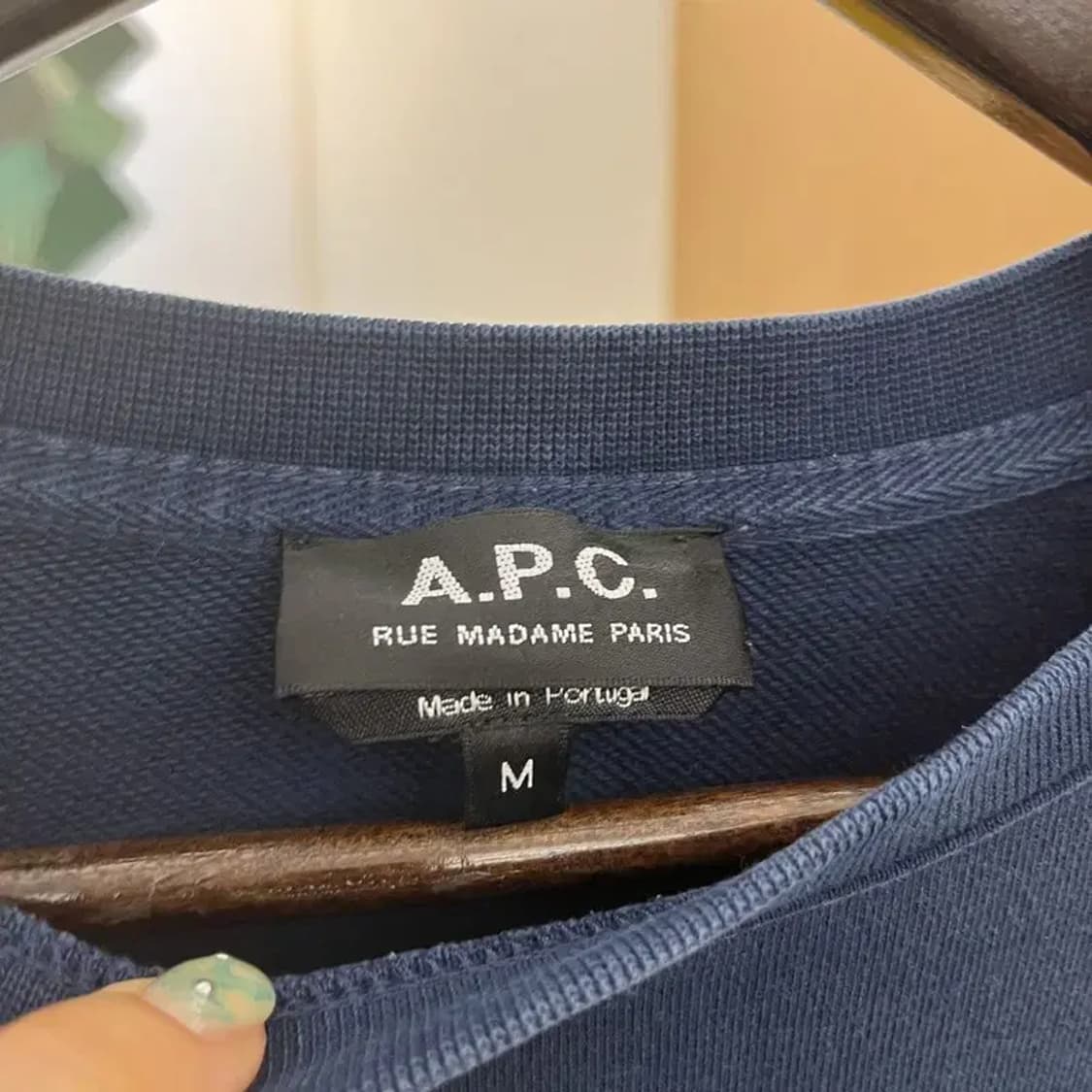 아페쎄 A.P.C 자수로고 스웻셔츠 맨투맨 85 C05396 상품이미지3