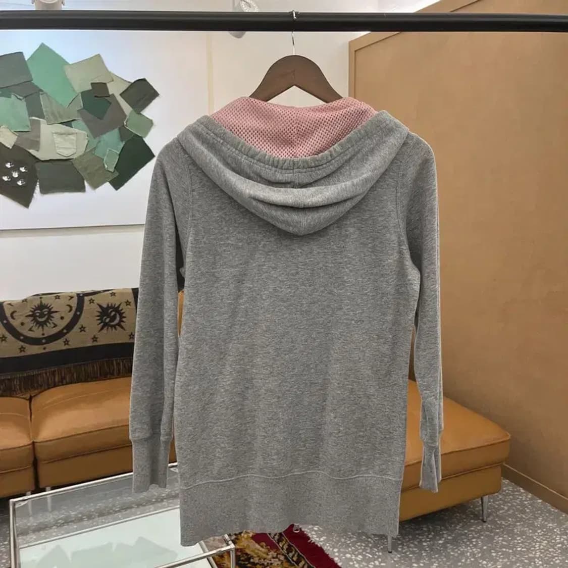 나이키 자수로고 핑크로고 롱 투웨이 후드집업 90 C05407 상품이미지2
