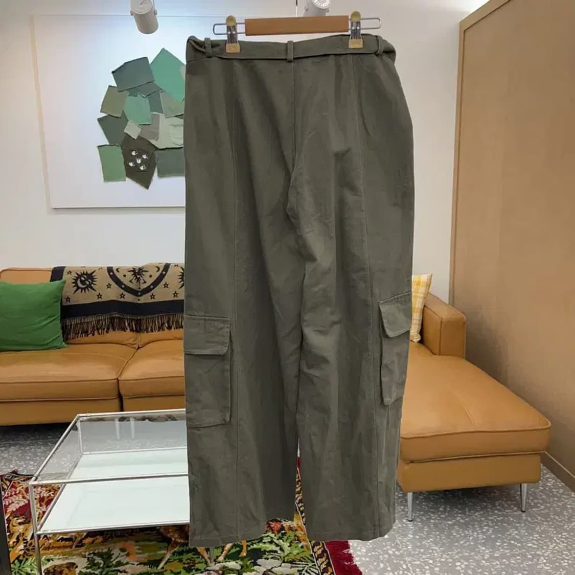빈티지 올드스쿨  멀티포켓 카고팬츠 면바지 27인치 C05599 상품이미지2
