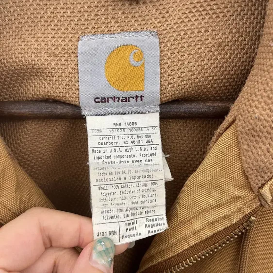 칼하트 빈티지 J31 덕 액티브 자켓 105 C05642 상품이미지3