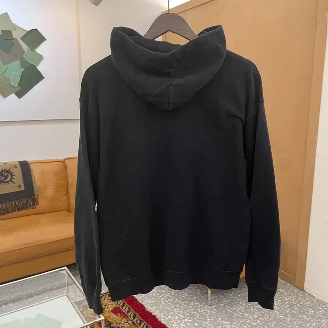 트레셔 불꽃로고 오버핏 약기모 후드티 90 C05711 상품이미지2