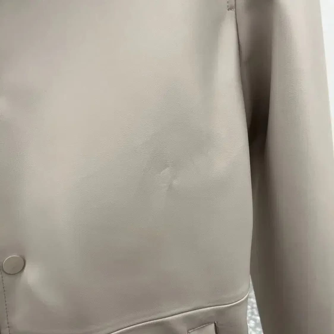자라 ZARA 캐쥬얼 레자 가죽자켓 95 C05722 상품이미지5