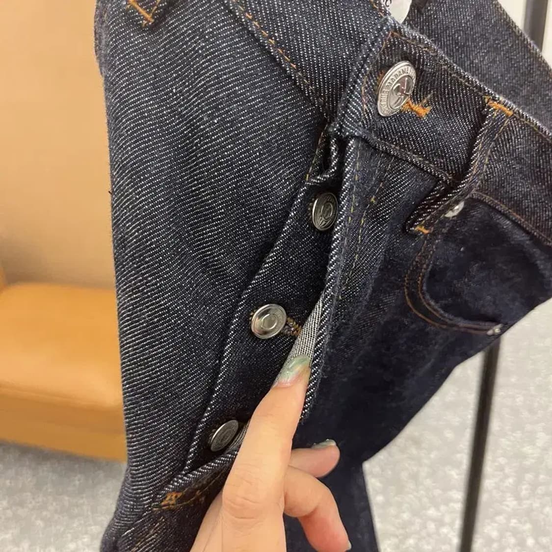 아페쎄 A.P.C 쁘띠 뉴 스탠다드 셀비지 생지 청바지 82 C05801 상품이미지4