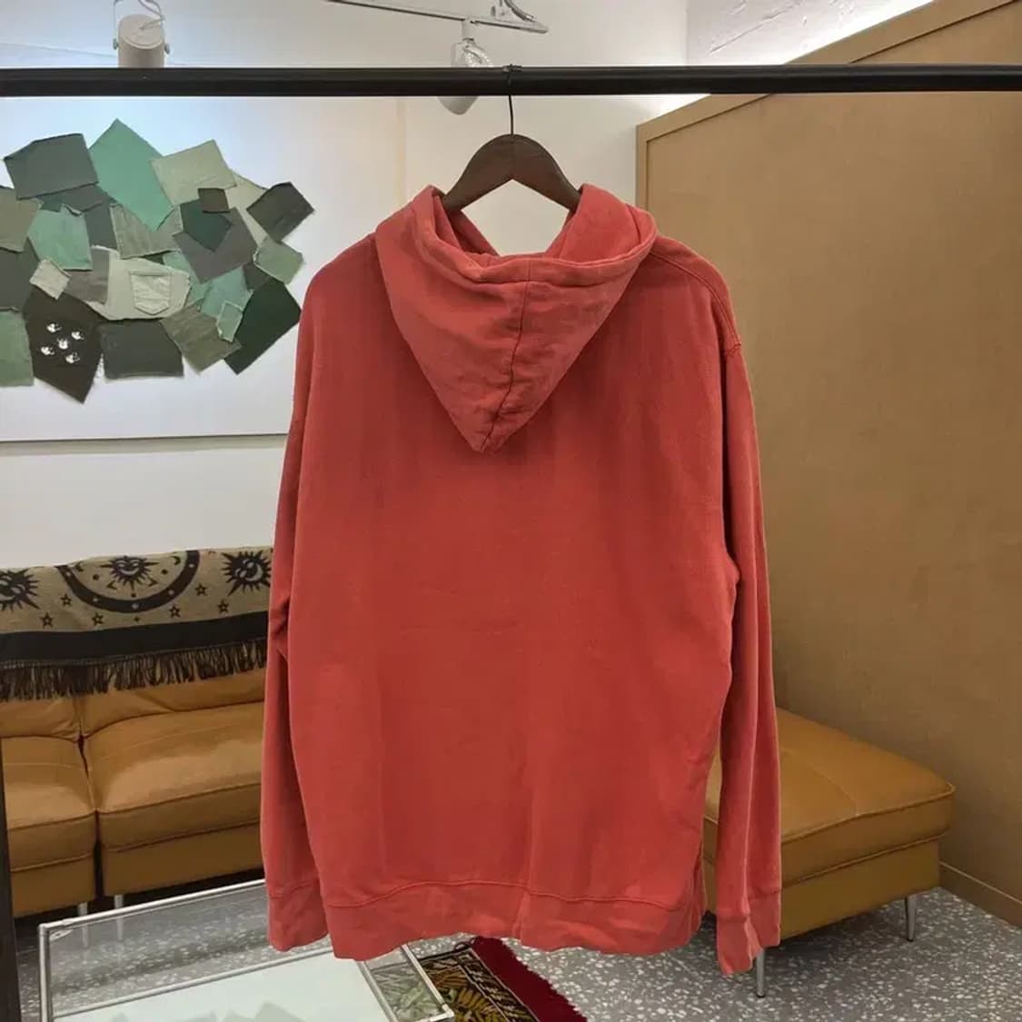 오베이 캐주얼 오버핏 약기모 후드티 105 C05823 상품이미지2