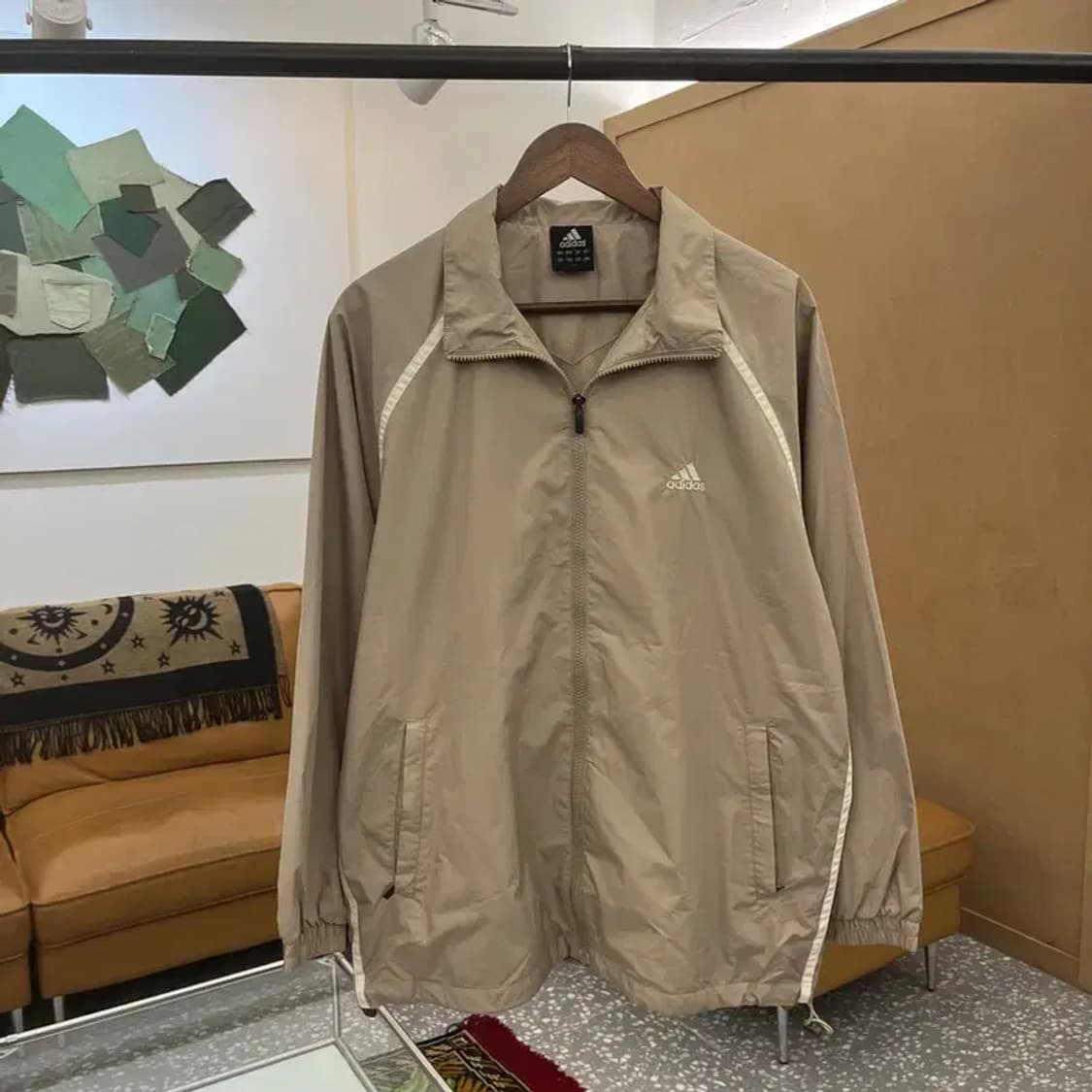 아디다스 올드스쿨 오버핏 윈드브레이커 바람막이 105 C05816 상품이미지1