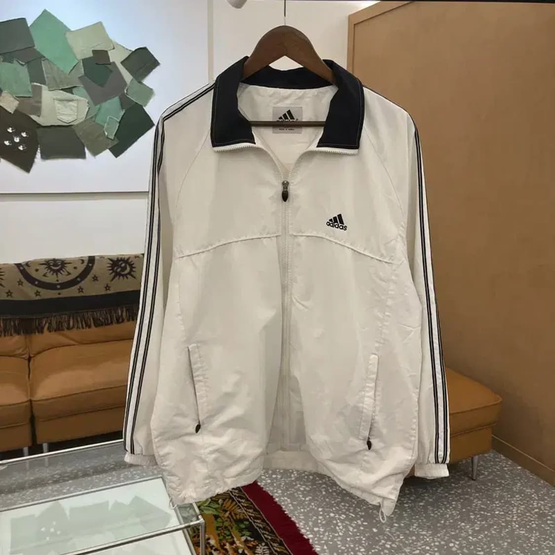아디다스 삼선로고 올드스쿨 오버핏 바람막이 105 C05842 상품이미지2