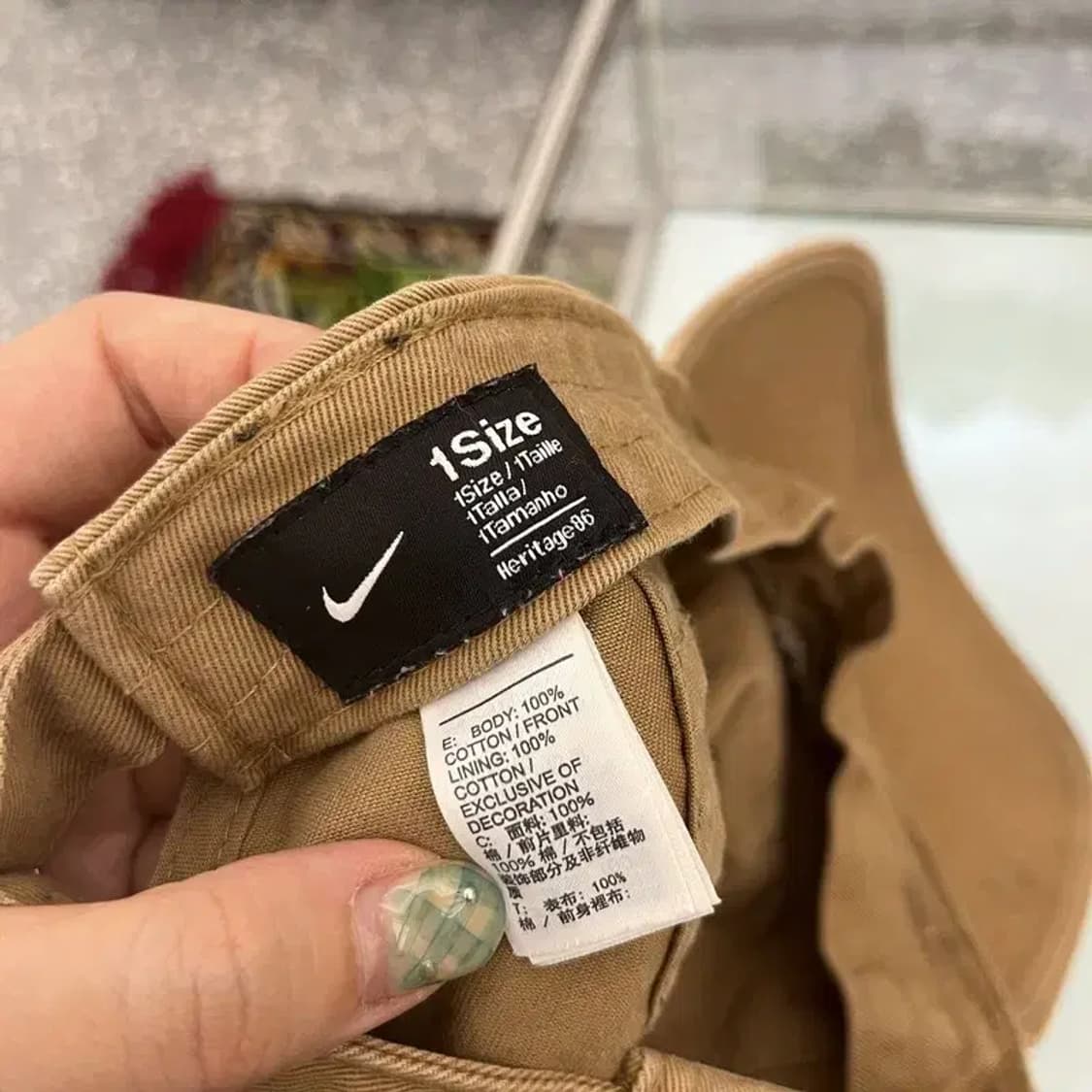 나이키 헤리티지 베이지 야구모자 볼캡 C05860 상품이미지3
