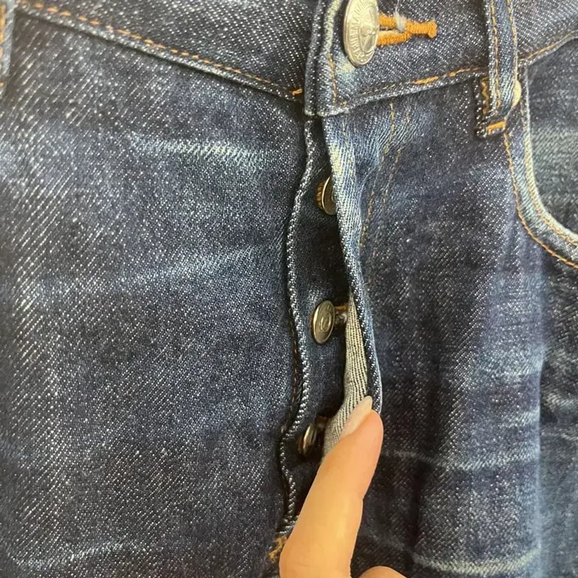 아페쎄 A.P.C 쁘띠 뉴 스탠다드 셀비지 청바지 30인치 C05872 상품이미지3