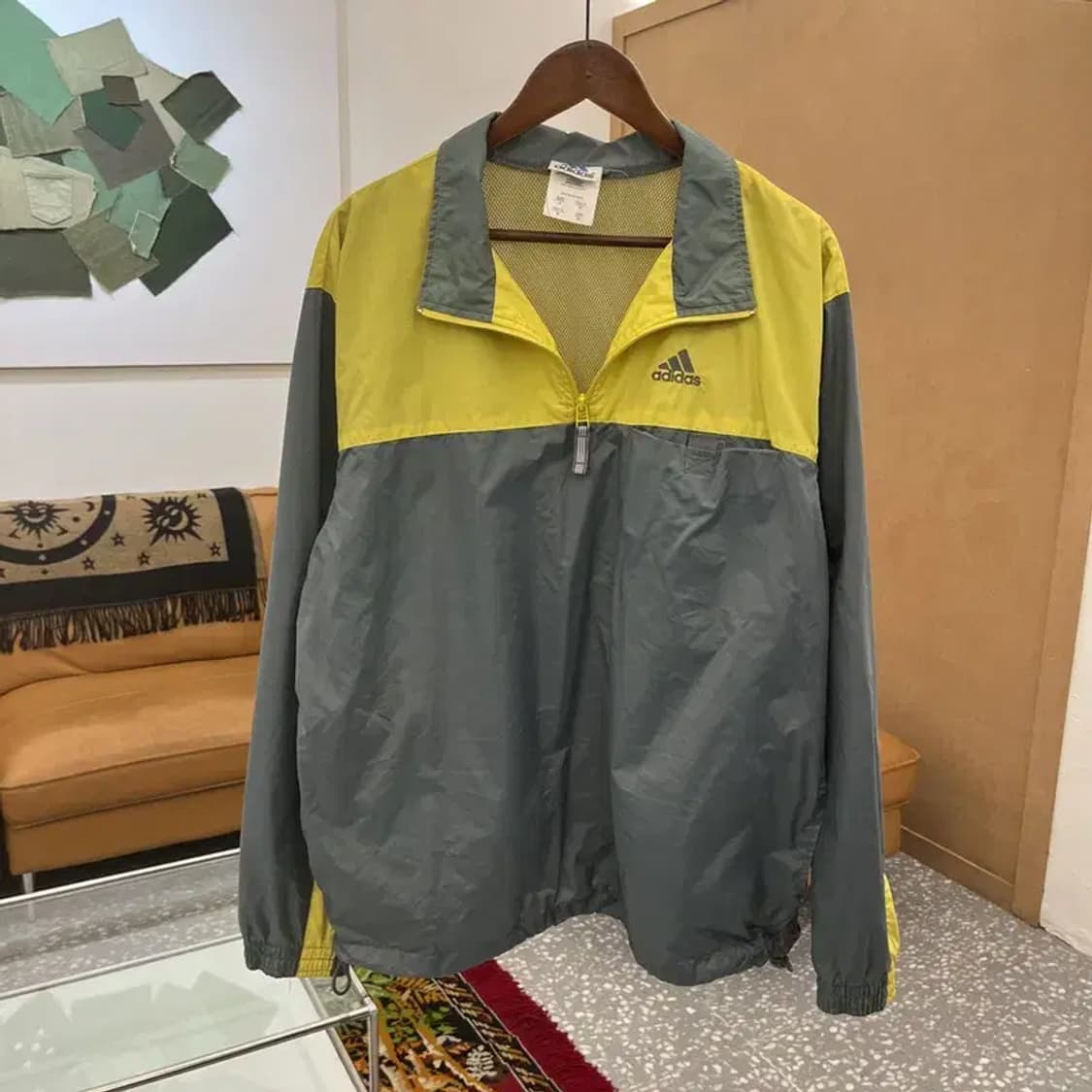 아디다스 90s 올드스쿨 오버핏 아노락 바람막이 105 C05890 상품이미지2