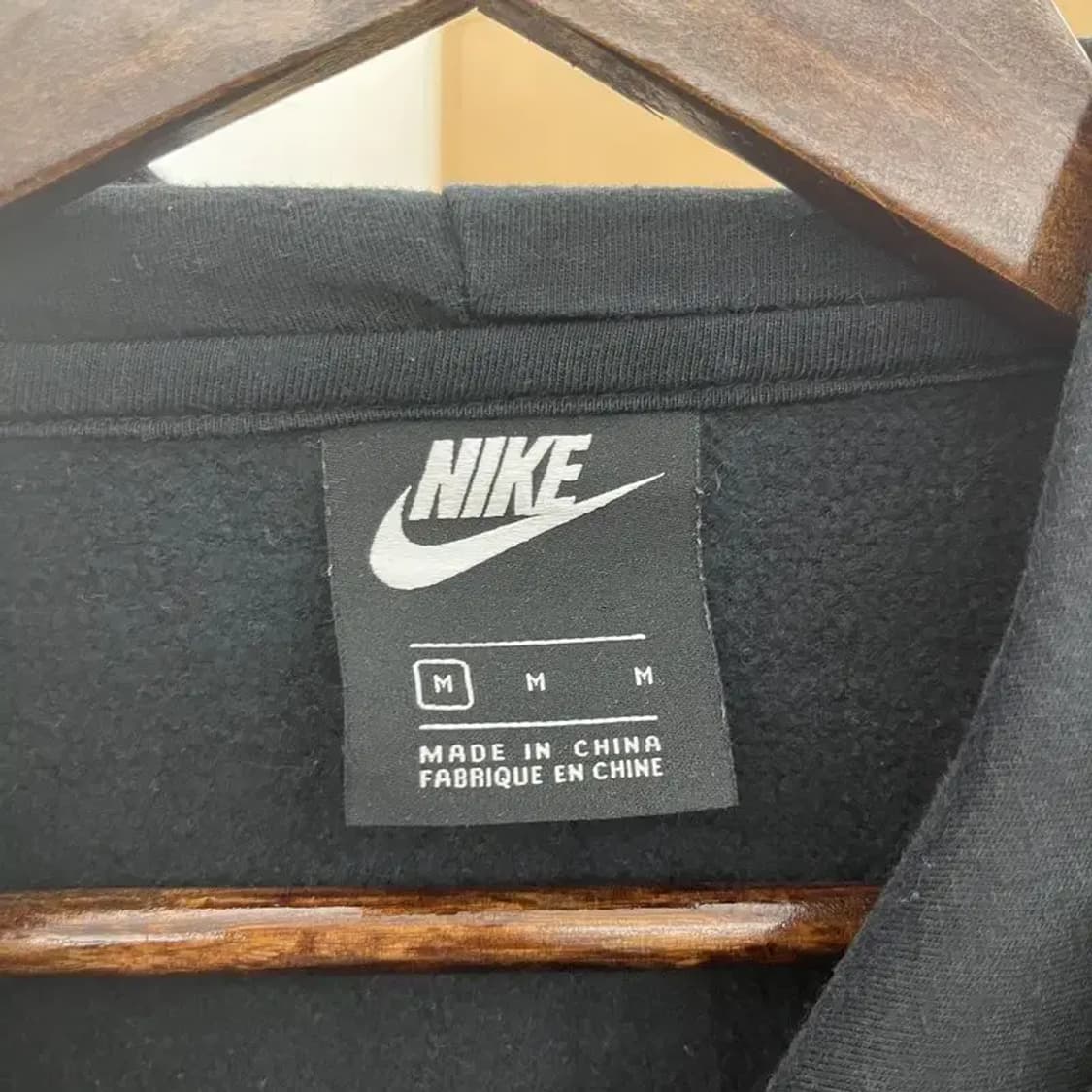 나이키 빅로고 오버핏 약기모 크롭 후드티 M C05970 상품이미지3