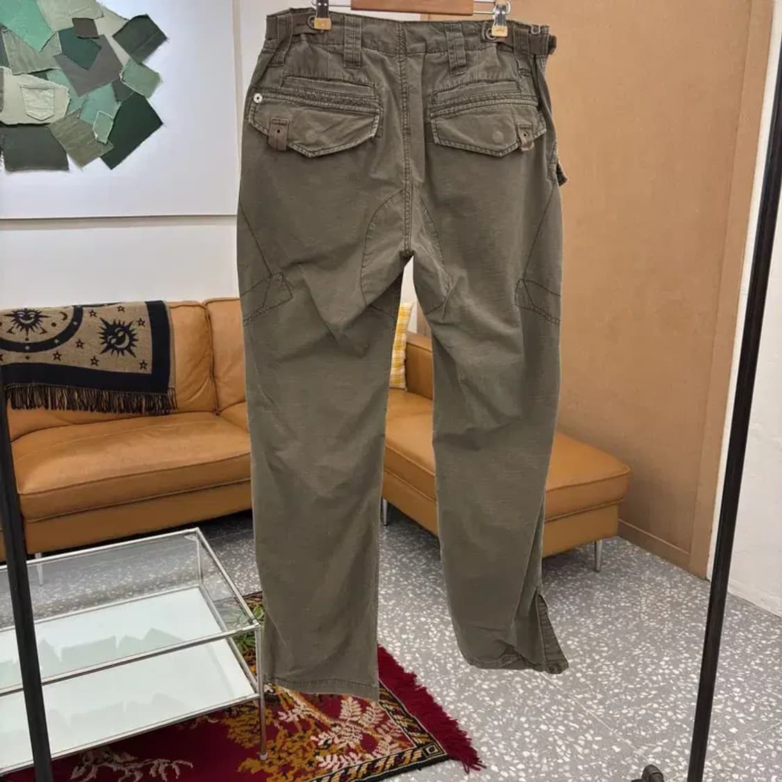 빈티지 올드스쿨 카고팬츠 면바지 80 C06020 상품이미지2