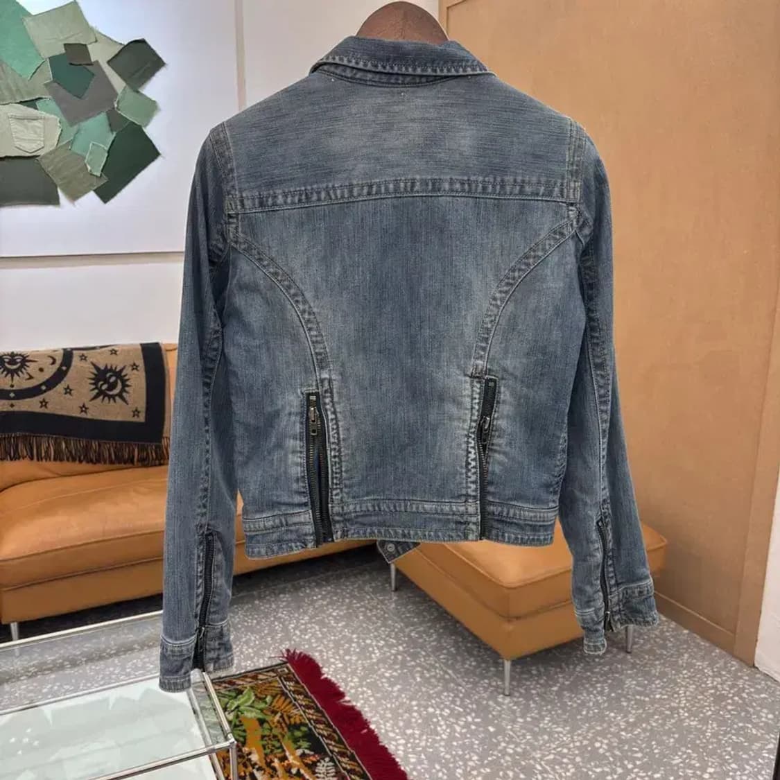 캘빈클라인 캐주얼 쉐르파 양털 데님 청자켓 90 C06025 상품이미지2