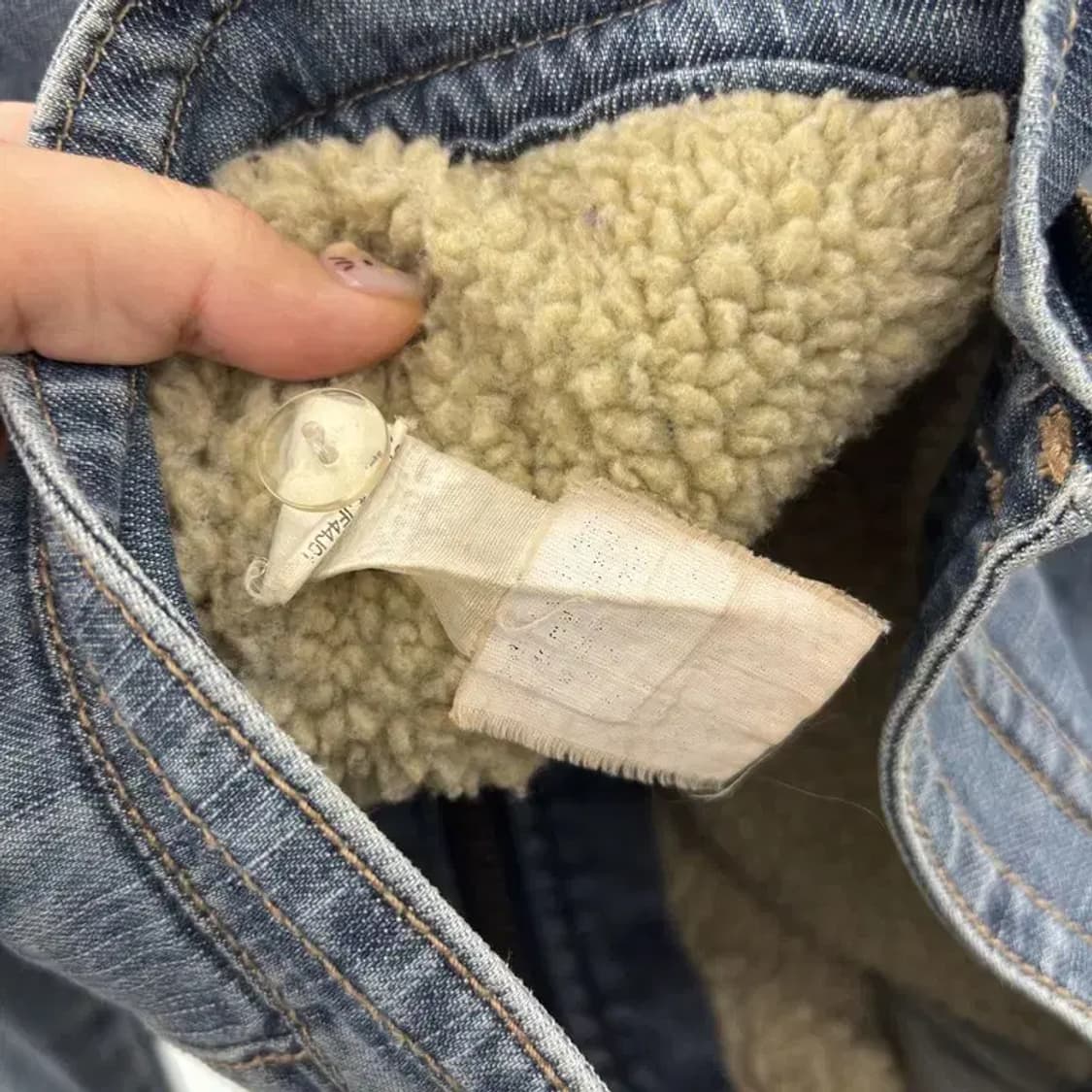 캘빈클라인 캐주얼 쉐르파 양털 데님 청자켓 90 C06025 상품이미지4