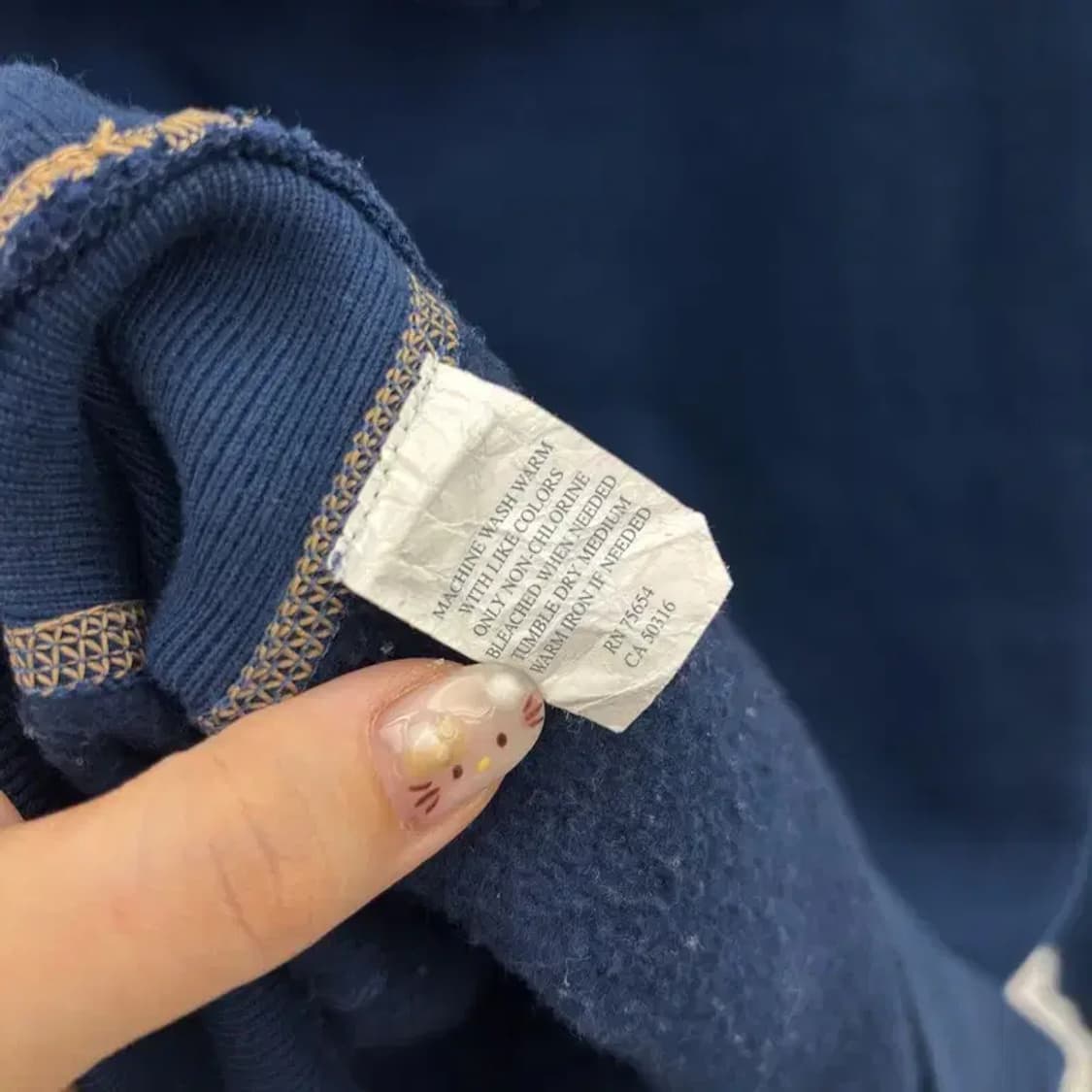 아베크롬비 Y2K 빈티지 반집업 약기모 후드티 90 C06027 상품이미지4