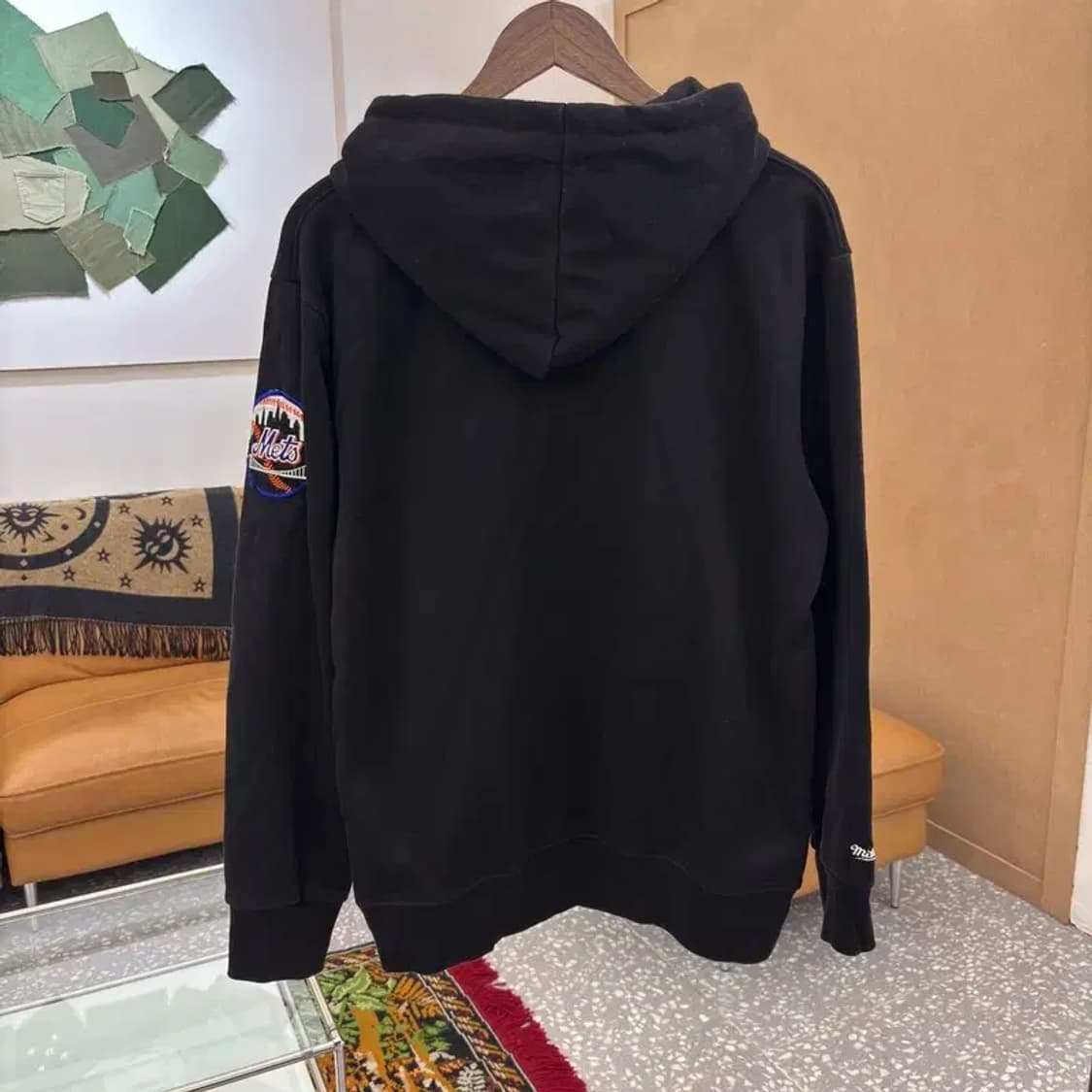 미첼앤네스 뉴욕메츠 기모 스웻 후드티 100 C06029 상품이미지2