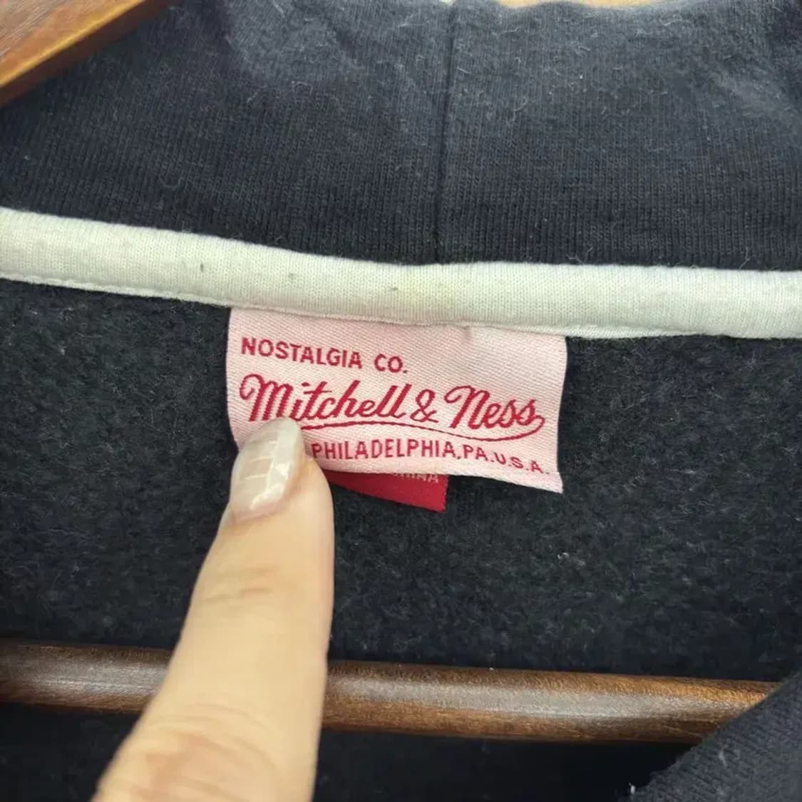 미첼앤네스 뉴욕메츠 기모 스웻 후드티 100 C06029 상품이미지3