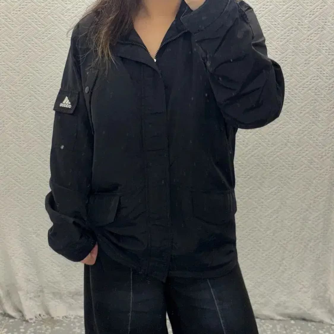 아디다스 삼선로고 약기모 윈드브레이커 바람막이 100 C06032 상품이미지1