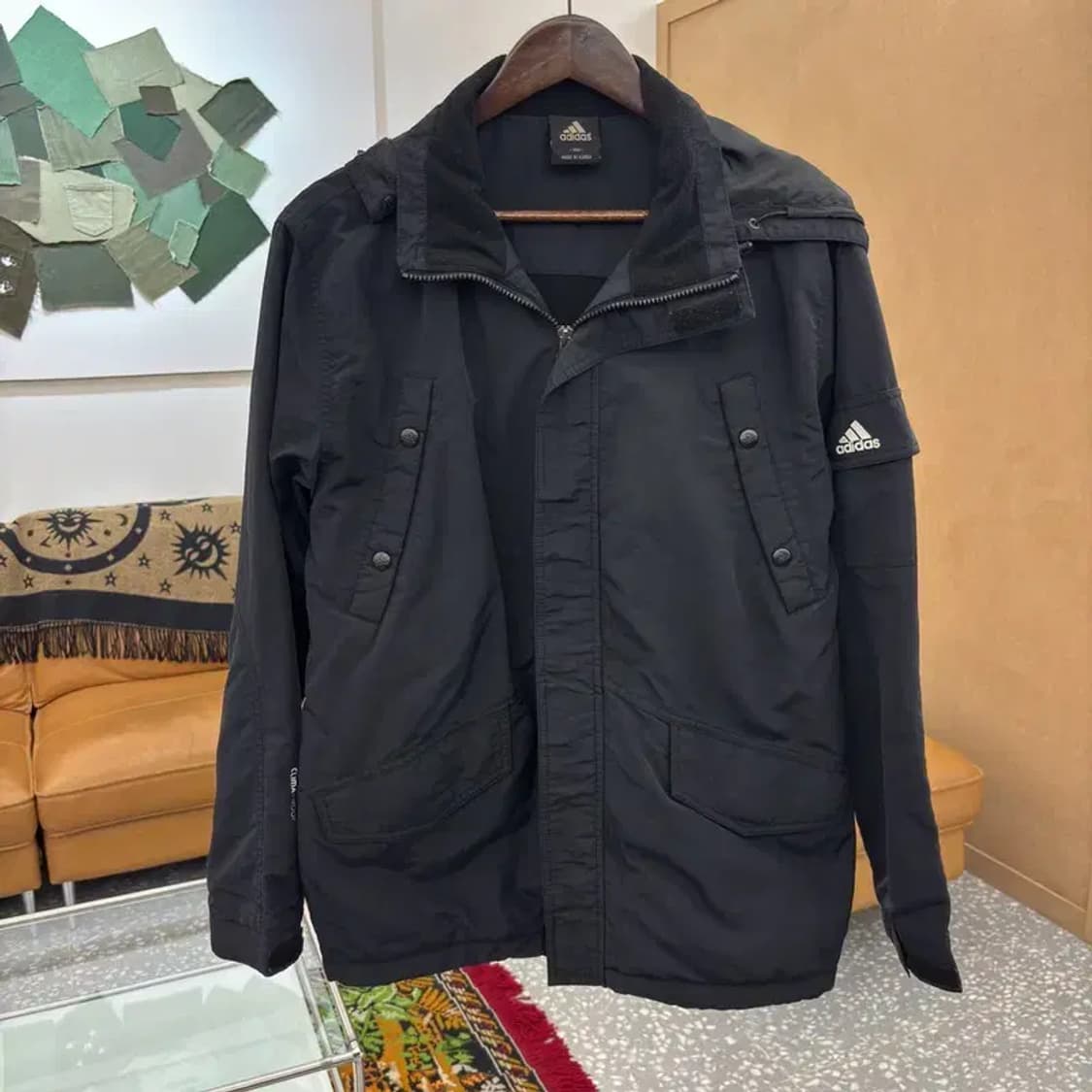 아디다스 삼선로고 약기모 윈드브레이커 바람막이 100 C06032 상품이미지2