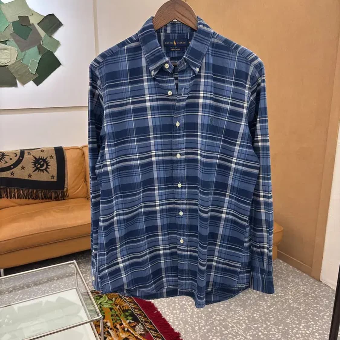 폴로 랄프로렌 인디고 옥스포드 오버핏 긴팔 셔츠 95 C06033 상품이미지2