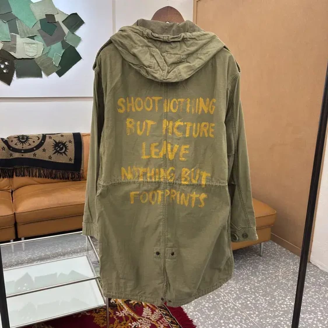 데님앤서플라이 M-15 피쉬테일 오버핏 야상 자켓 100 C06035 상품이미지3