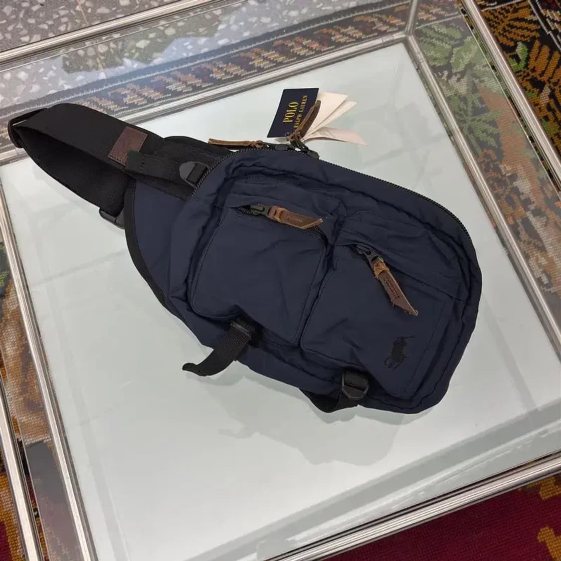폴로 랄프로렌 멀티포켓 웨이스트백 짐색 C06047 상품이미지1