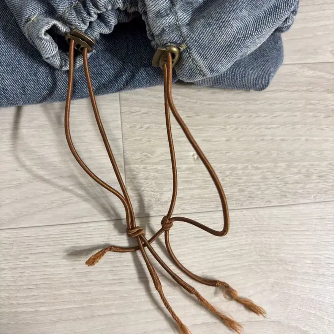 빈티지 올드스쿨 멀티포켓 데님 카고팬츠 28인치 C06022 상품이미지4