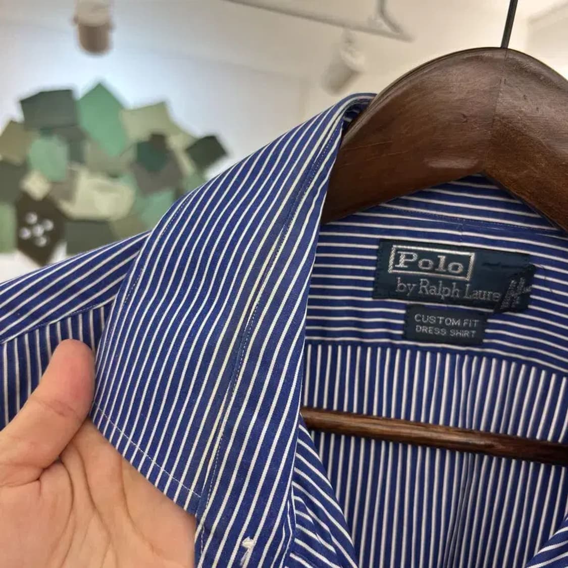 폴로 랄프로렌 커스텀핏 드레스 셔츠 100 C06038 상품이미지7