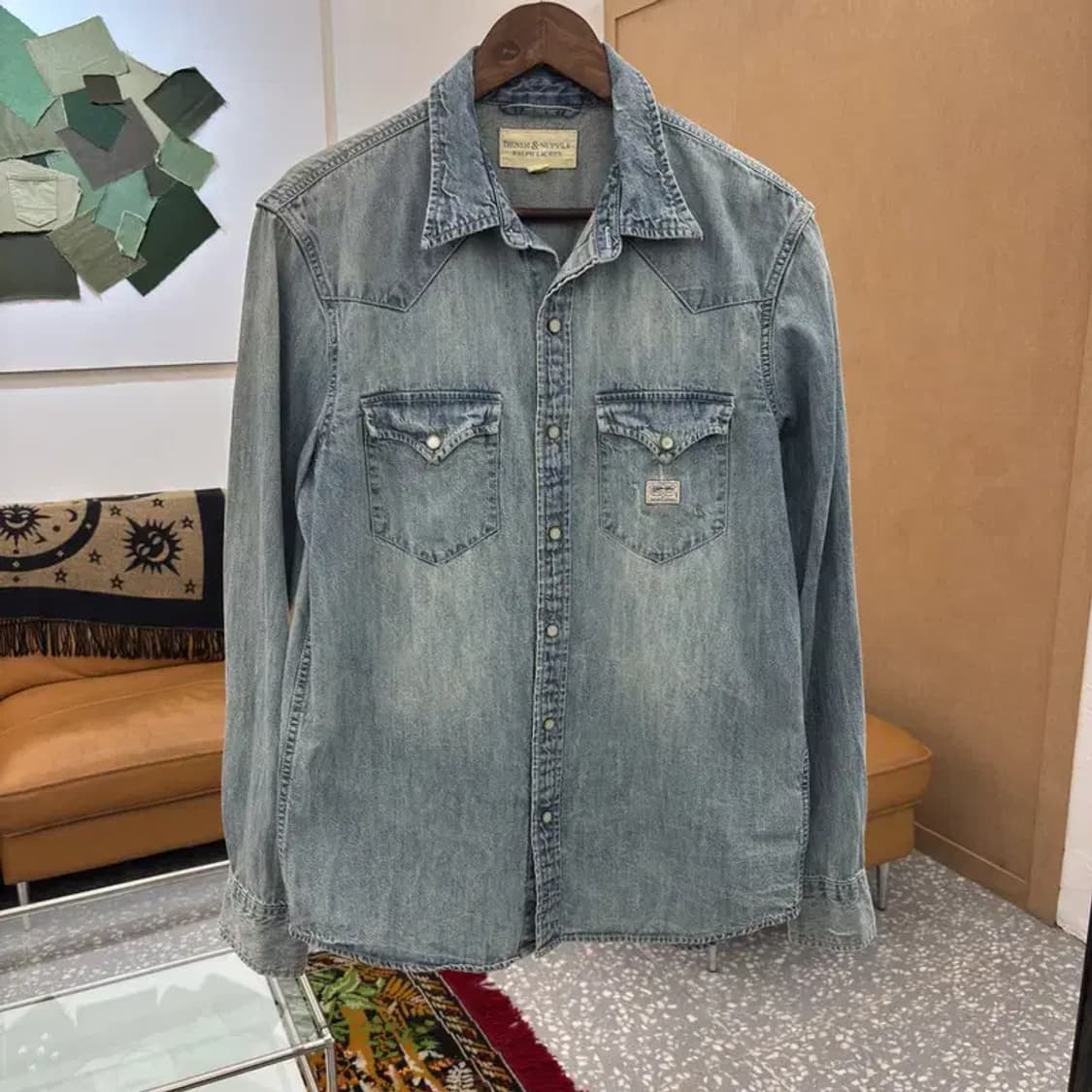 데님앤서플라이 랄프로렌 빈티지 데님 셔츠 95 C06043 상품이미지2