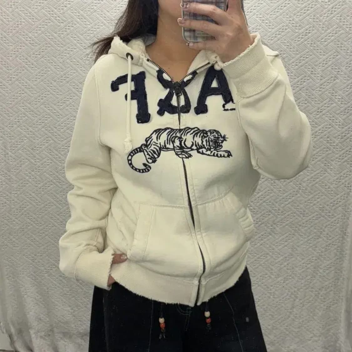 아베크롬비 Y2K 빈티지 기모 후드집업 95 C06040 상품이미지1