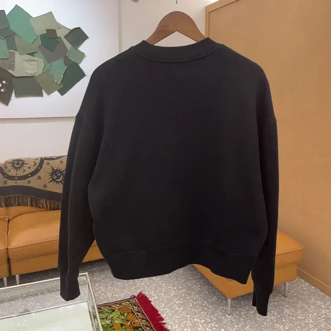 아미 AMI 블랙라벨 약기모 숏 스웻셔츠 맨투맨 105 C06057 상품이미지2