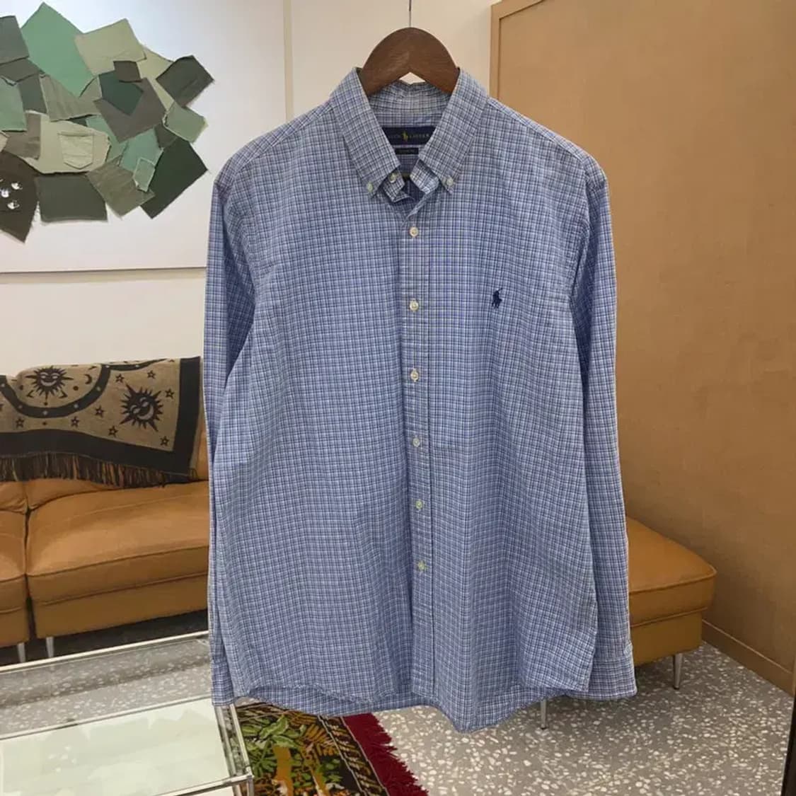 폴로 랄프로렌 자수로고 클래식핏 오버핏 긴팔 셔츠 105 C06061 상품이미지2