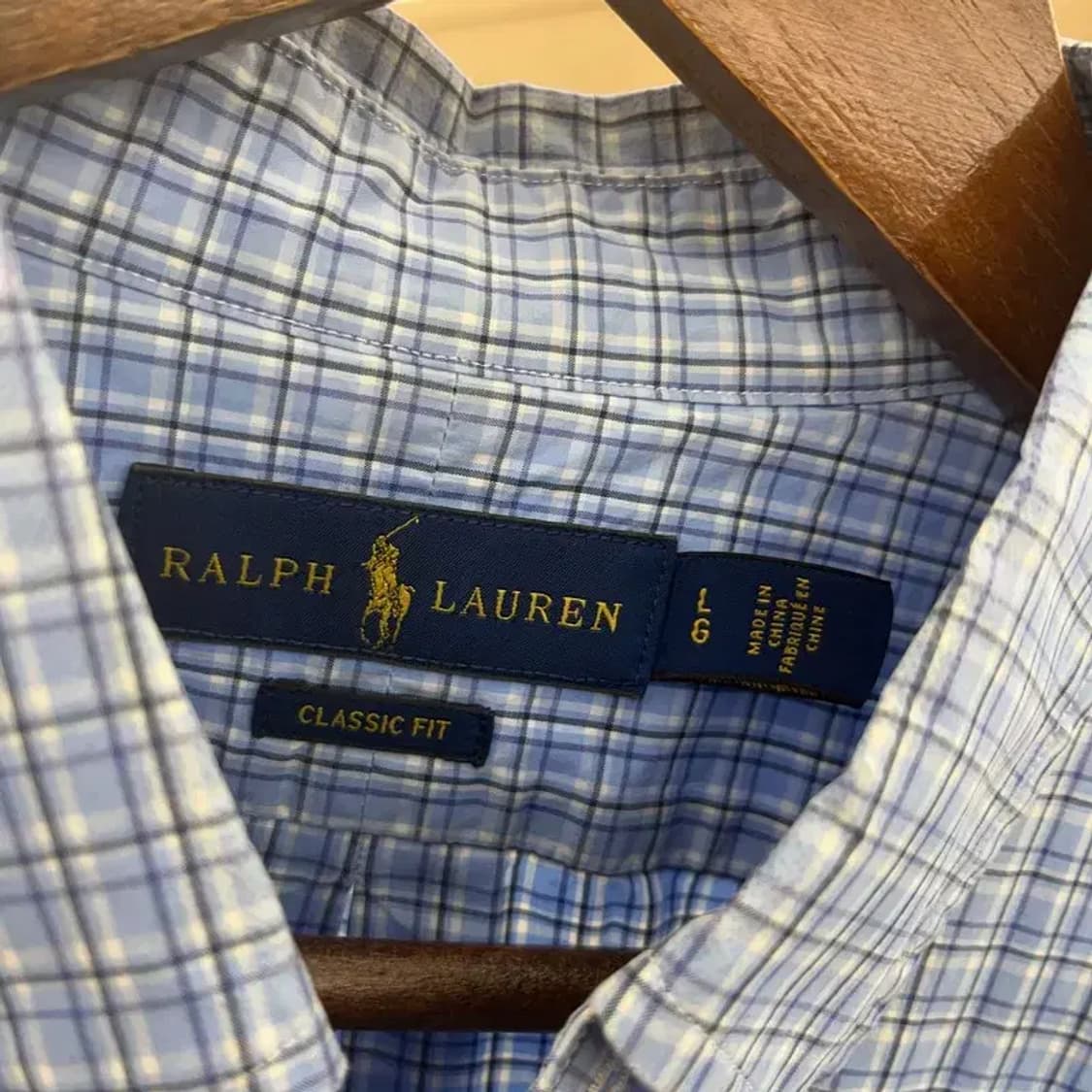 폴로 랄프로렌 자수로고 클래식핏 오버핏 긴팔 셔츠 105 C06061 상품이미지4