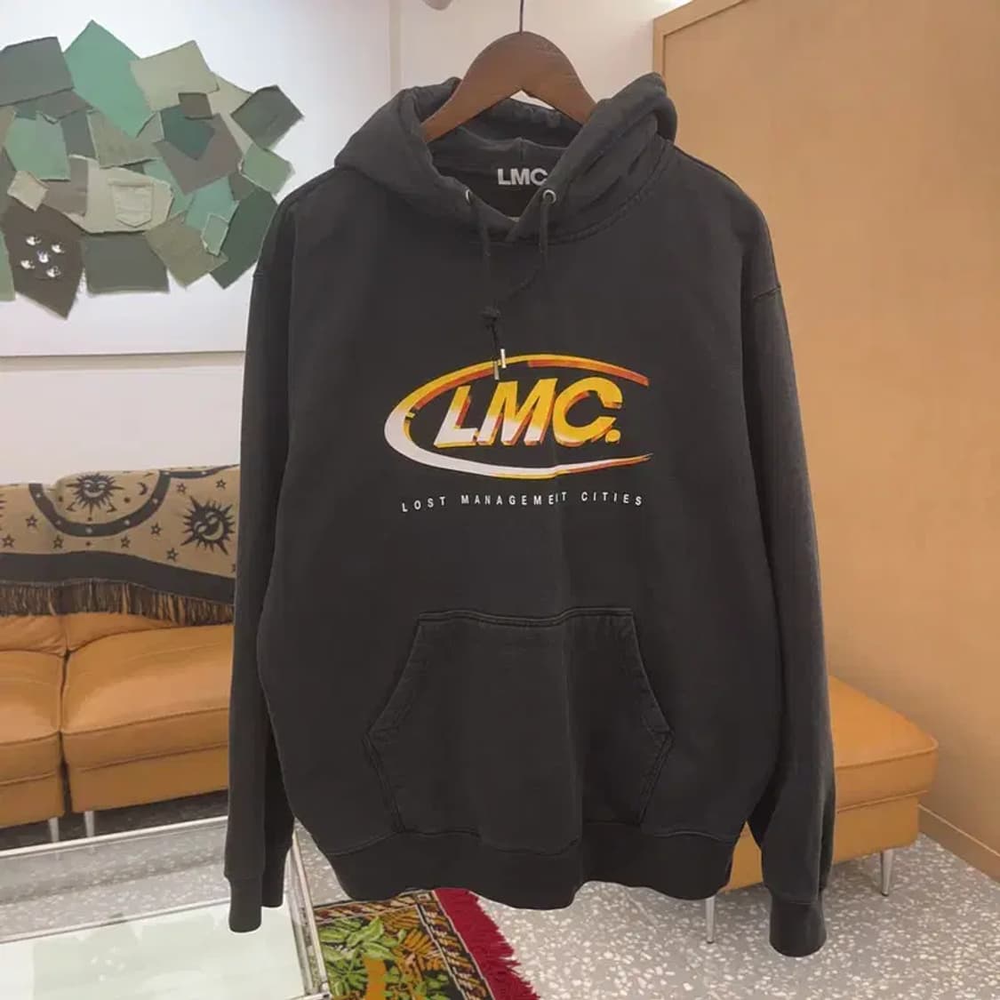 LMC 빅로고 스트릿 오버핏 약기모 후드티 105 C06065 상품이미지2