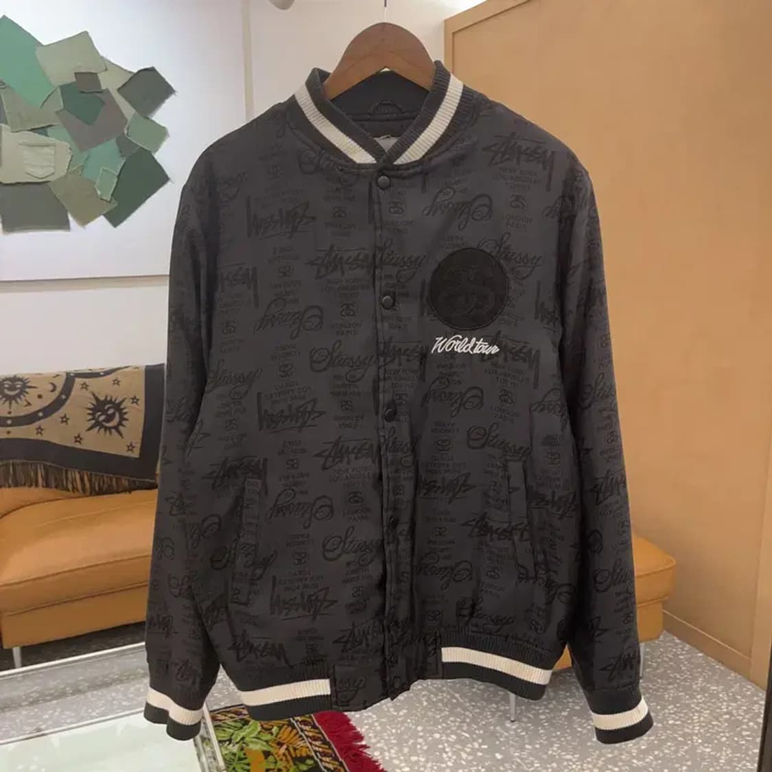 스투시 멀티로고 올드스쿨 누빔 스타디움자켓 105 C06059 상품이미지2