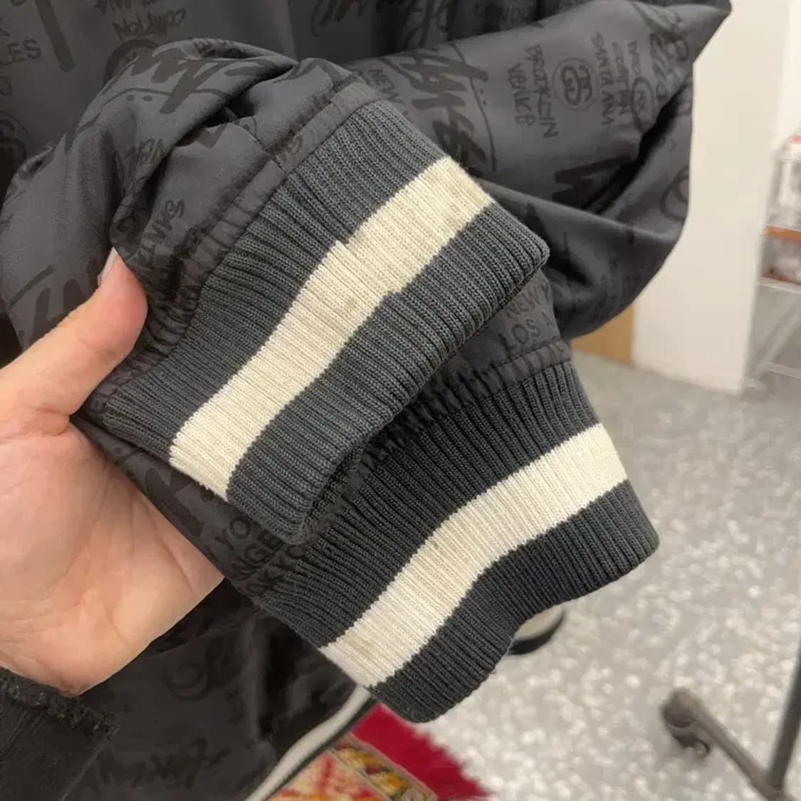 스투시 멀티로고 올드스쿨 누빔 스타디움자켓 105 C06059 상품이미지9