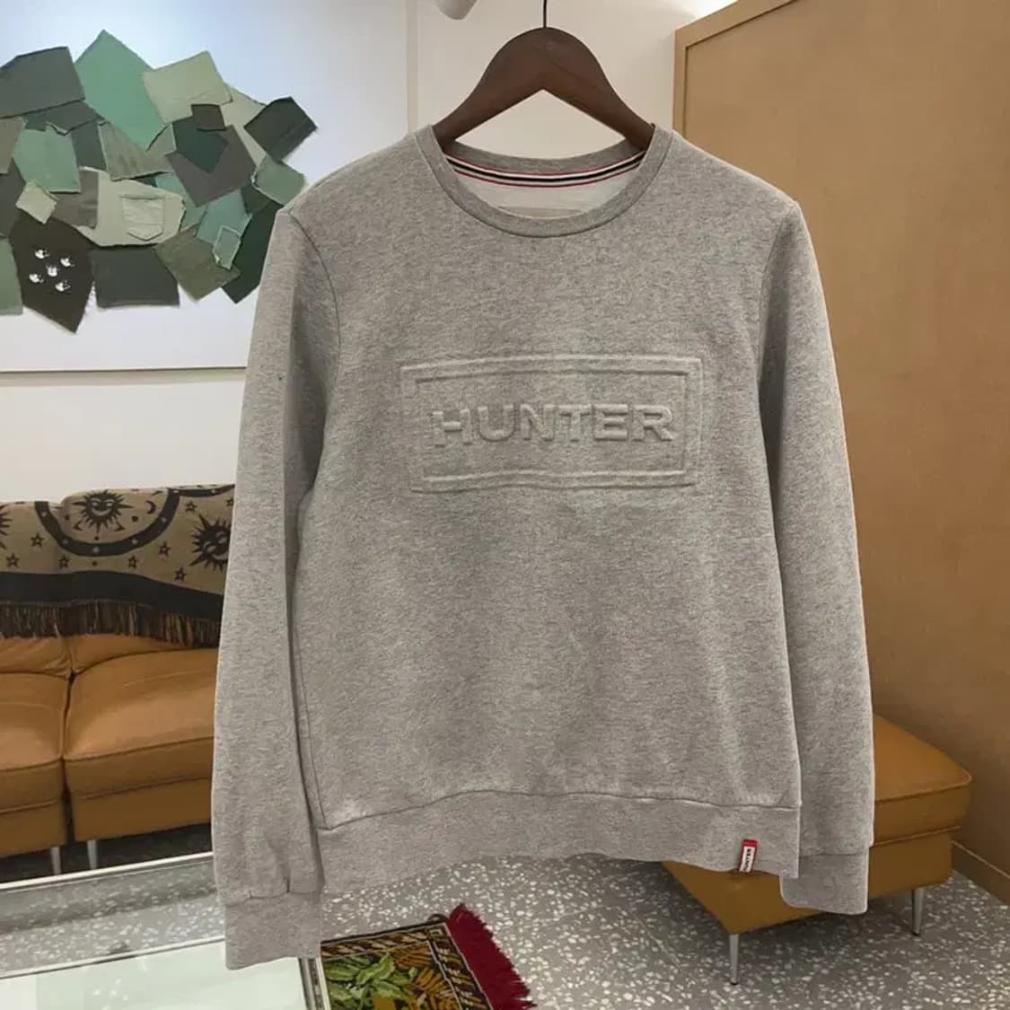 헌터 빅로고 기모 스웻셔츠 맨투맨 90 C06070 상품이미지2