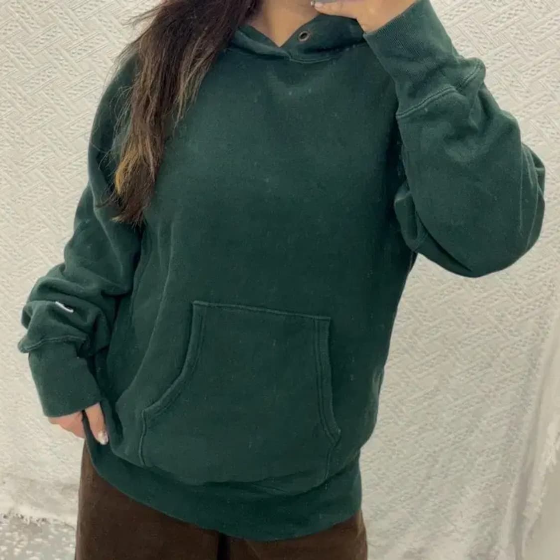 챔피온 리버스위브 자수로고 약기모 후드티 105 C06072 상품이미지1