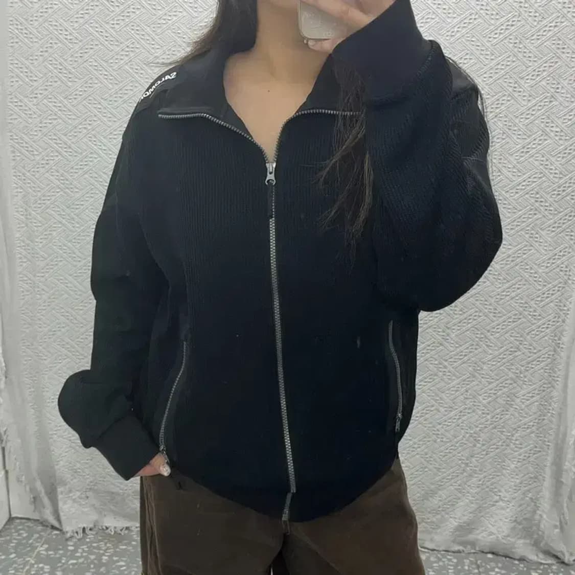 살로몬 레이스플래그 스웨터 풀집업 자켓 105 C06060 상품이미지1