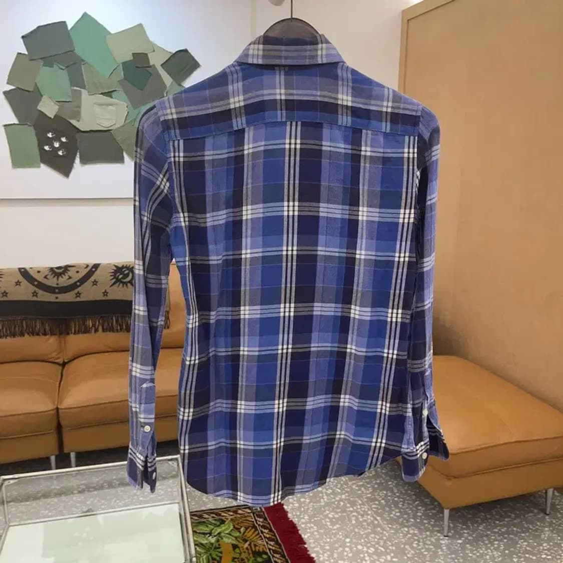 폴로 랄프로렌 핑크포니 체크 긴팔 셔츠 85 C06085 상품이미지2