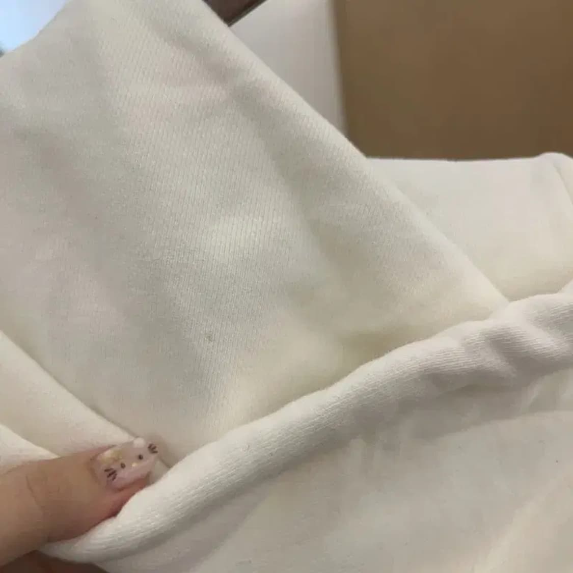 본투윈 백로고 크롭 후드집업 95 C06086 상품이미지5