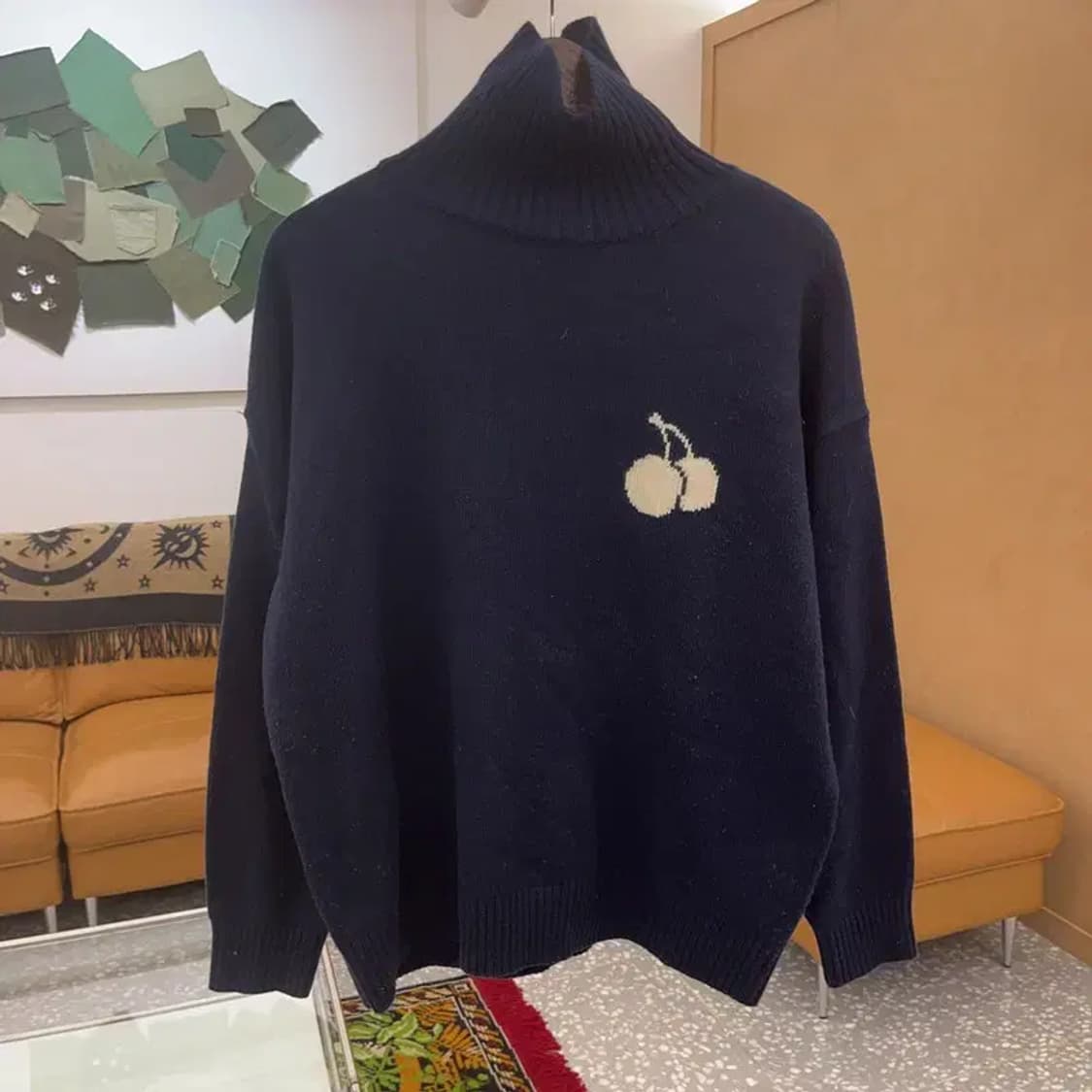 키르시 체리 터틀넥 울 니트 스웨터 105 C06092 상품이미지1